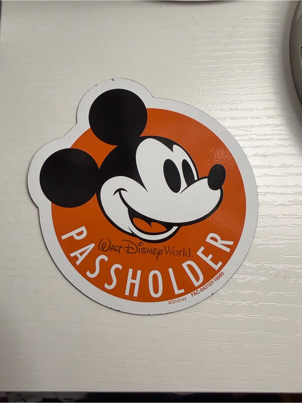 Disney Annual Passholder Mickey Mouse Magnet